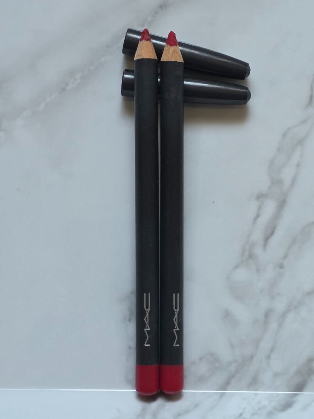 MAC CHERRY and RUBY WOO Lip Pencils
